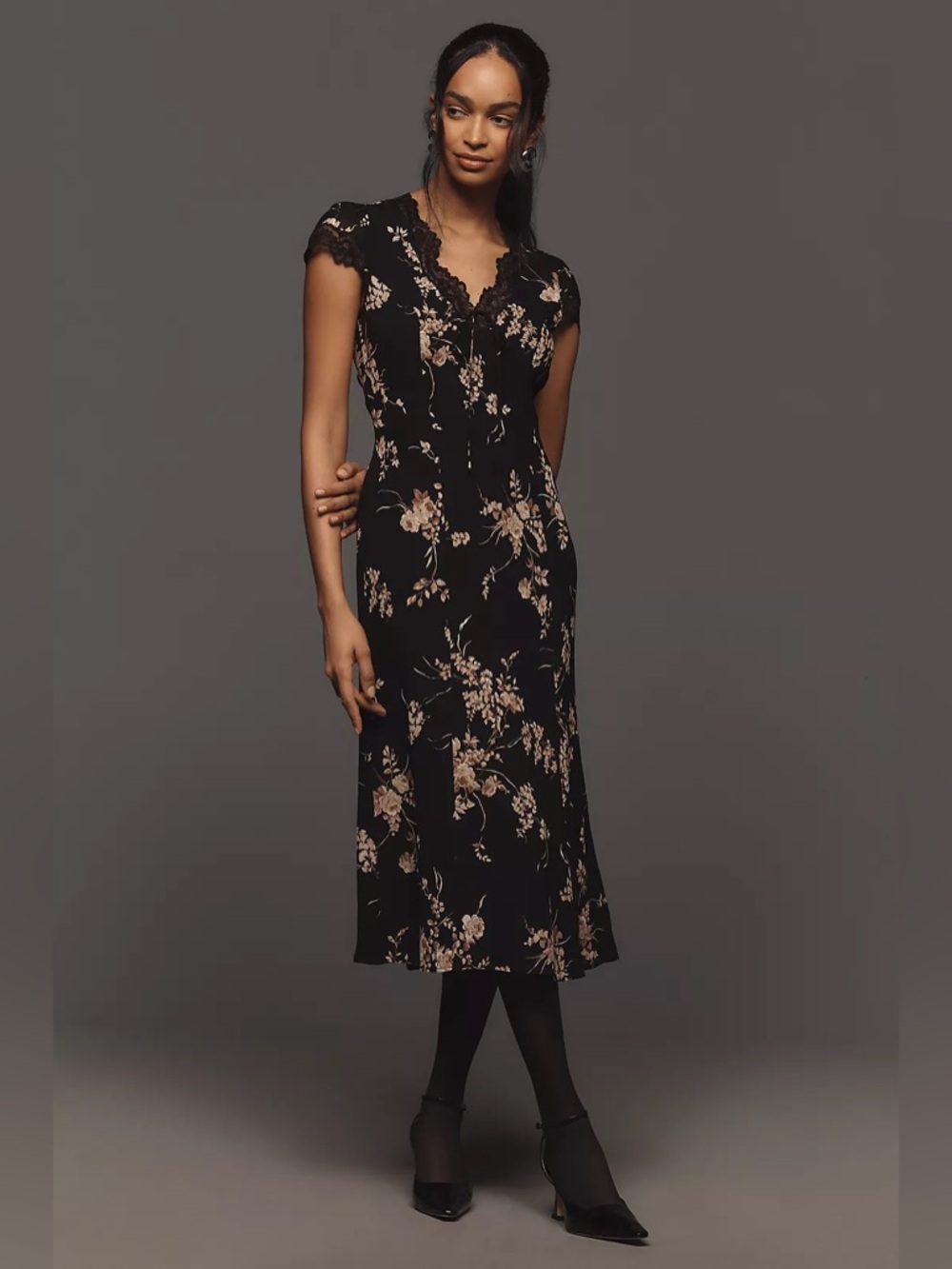 Reformation Tiffie Midi Dress size 8